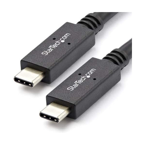 StarTech.com 1m 3 ft USB C Cable with Power Delivery (5A) - M/M - USB 3.1 (10Gbps)