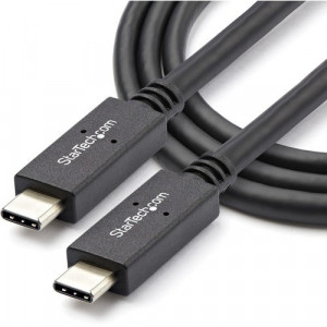 StarTech.com 1m 3 ft USB C Cable with Power Delivery (5A) - M/M - USB 3.1 (10Gbps)