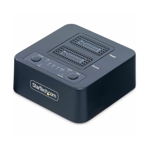 StarTech.com 1:1 M.2 NVMe Drive Duplicator, 90GBpm Standalone M.2 SSD Cloner/Copier, USB-C 3.2 20Gbps