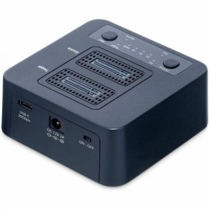 StarTech.com 1:1 M.2 NVMe Drive Duplicator, 90GBpm Standalone M.2 SSD Cloner/Copier, USB-C 3.2 20Gbps
