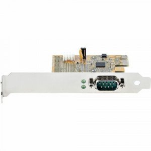 StarTech.com 1-Port PCI Express Serial Card, PCIe to RS232 (DB9) Serial Interface Card, 16C1050 UART, COM Retention,