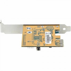 StarTech.com 1-Port PCI Express Serial Card, PCIe to RS232 (DB9) Serial Interface Card, 16C1050 UART, COM Retention,