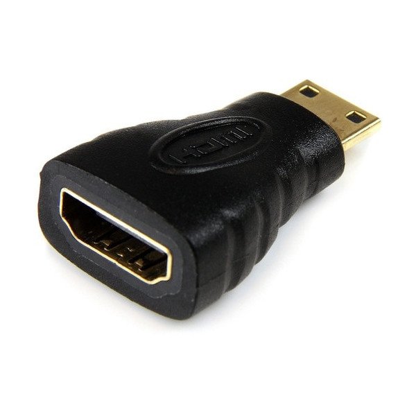 StarTech.com Mini HDMI to HDMI Adapter, 4K High Speed HDMI Adapter, 4K 30Hz Ultra HD High Speed HDMI Adapter,