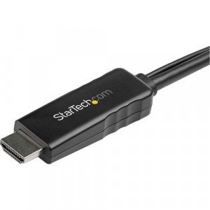 StarTech.com 6ft (2m) HDMI to DisplayPort Cable 4K 30Hz - Active HDMI 1.4 to DP 1.2 Adapter Cable with Audio