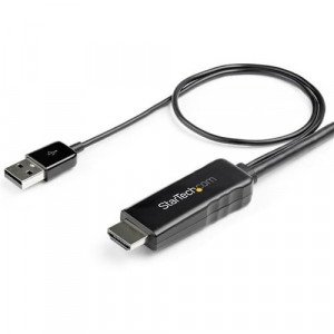 StarTech.com 6ft (2m) HDMI to DisplayPort Cable 4K 30Hz - Active HDMI 1.4 to DP 1.2 Adapter Cable with Audio