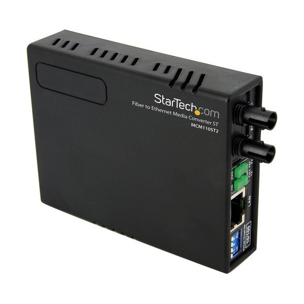 StarTech.com 10/100 Multi Mode Fiber Copper Fast Ethernet Media Converter ST 2 km - Convert and extend a 10/100 Mbps Ethernet
