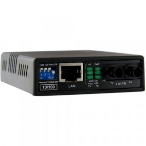 StarTech.com 10/100 Multi Mode Fiber Copper Fast Ethernet Media Converter ST 2 km - Convert and extend a 10/100 Mbps Ethernet