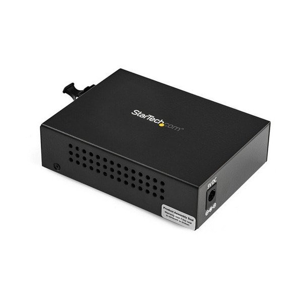 StarTech.com Gigabit Ethernet Fiber Media Converter - Compact - 850nm MM LC - 550m - With MM SFP Transceiver