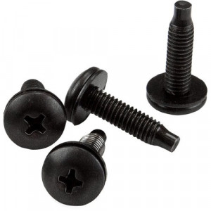 StarTech.com Server Rack Screws and Clip Nuts - 10-32 - Rack Mount Screws and Slide-On Cage Nuts - Clip Nuts and Screws