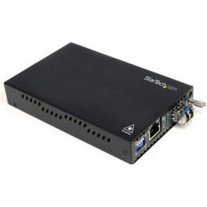 StarTech.com Fiber Media Converter Gigabit 1000Mbps MM Fibre LC 550m - Convert and extend a Gigabit Ethernet connection