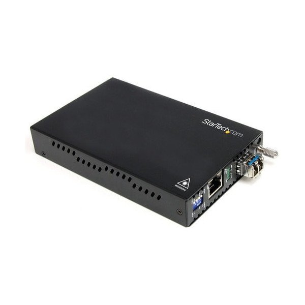 StarTech.com Fiber Media Converter Gigabit 1000Mbps MM Fibre LC 550m - Convert and extend a Gigabit Ethernet connection