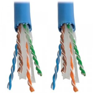 Tripp Lite 1000FT PVC CMR CAT 6 SOLID UTP BULK CABLE BLUE 1000' - for Network Device - 1000ft - Blue