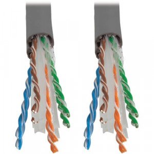 Tripp Lite Cat6 Bulk Cable - 1000ft - Gray