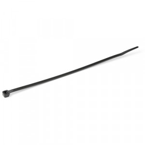 StarTech.com 10"(25cm) Cable Ties, 2-5/8"(68mm) Dia, 50lb(22kg) Tensile Strength, Nylon Self Locking Ties