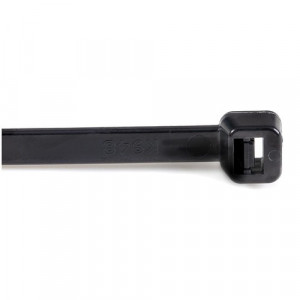 StarTech.com 10"(25cm) Cable Ties, 2-5/8"(68mm) Dia, 50lb(22kg) Tensile Strength, Nylon Self Locking Ties