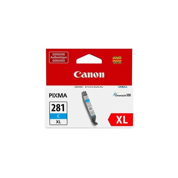 Canon CLI-281 XL Original Inkjet Ink Cartridge - Cyan Pack - Inkjet