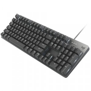 Logitech K845 Mechanical Illuminated Corded Aluminum Keyboard (TTC Blue) - Brown Box - Cable Connectivity -