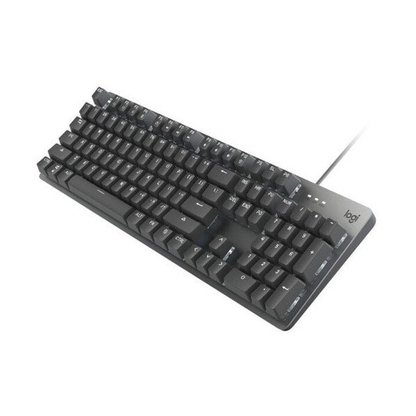 Logitech K845 Mechanical Illuminated Corded Aluminum Keyboard (TTC Blue) - Brown Box - Cable Connectivity -