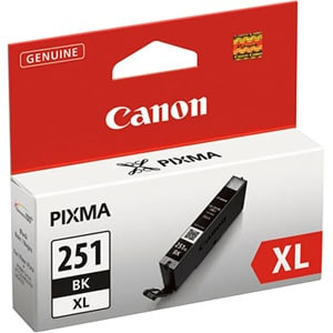 Canon CLI-251BK Original Inkjet Ink Cartridge - Black Pack - 1105 Pages