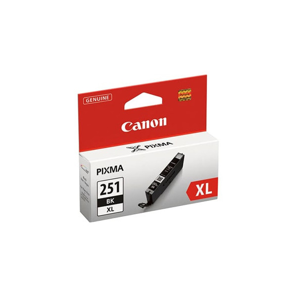 Canon CLI-251BK Original Inkjet Ink Cartridge - Black Pack - 1105 Pages