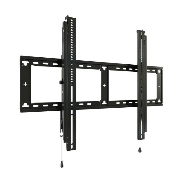 Chief Extra-Large Fit Wall Mount for Display, Wall Plate - Black - Height Adjustable - 49" to 98"