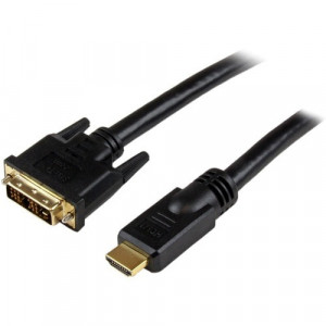 StarTech.com 25 ft HDMIÂ® to DVI-D Cable - M/M - Connect an HDMI®-enabled output device to a DVI-D display,