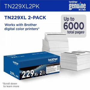 Brother Original High Yield Laser Toner Cartridge - Twin-pack - Black - 2 Pack - 3000 Pages - Black