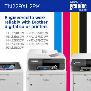 Brother Original High Yield Laser Toner Cartridge - Twin-pack - Black - 2 Pack - 3000 Pages - Black