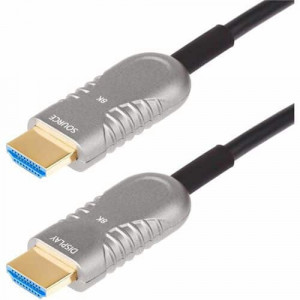 StarTech.com 100ft (30.4m) HDMI 2.1 Hybrid Active Optical Cable (AOC), CMP, Plenum Rated, 8K Ultra High Speed HDMI 2.1/2.0 Cable