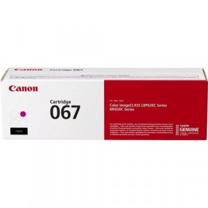 Canon 067 Original Standard Yield Laser Toner Cartridge - Magenta - 1 Pack - 1250 Pages