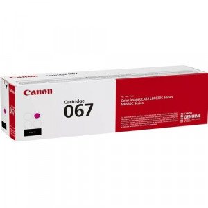 Canon 067 Original Standard Yield Laser Toner Cartridge - Magenta - 1 Pack - 1250 Pages