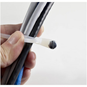 StarTech.com 6"(15cm) Cable Ties with Mounting Hole, 1-1/2"(40mm) Dia, 40lb(18kg)