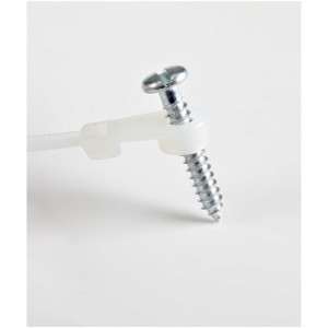 StarTech.com 6"(15cm) Cable Ties with Mounting Hole, 1-1/2"(40mm) Dia, 40lb(18kg)