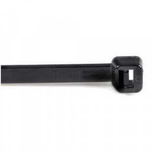 StarTech.com 8"(20cm) Cable Ties, 2-1/8"(55mm) Dia, 50lb(22kg) Tensile Strength, Nylon Self Locking Zip Ties