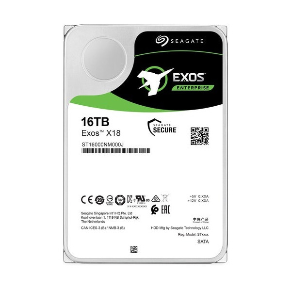 Seagate Exos X18 ST16000NM000J 16 TB Hard Drive