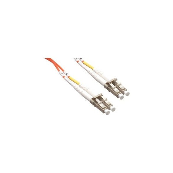 Axiom LC/LC Multimode Duplex OM1 62.5/125 Fiber Optic Cable 1m - 3.3 ft Fiber Optic Network Cable for Network Device