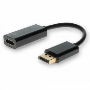 AddOn Displayport to HDMI Adapter Converter Cable - Male to Female - DisplayPort/HDMI A/V Cable for Audio/Video Device,