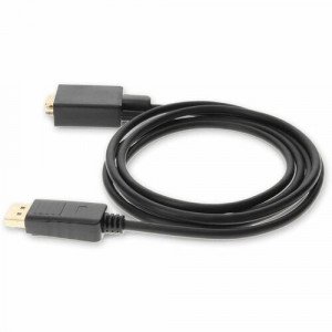 AddOn 6ft (1.8M) DisplayPort to VGA Adapter Cable - Male to Male - 6 ft DisplayPort/VGA Video Cable for Video Device, Monitor