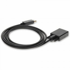 AddOn 6ft (1.8M) DisplayPort to VGA Adapter Cable - Male to Male - 6 ft DisplayPort/VGA Video Cable for Video Device, Monitor