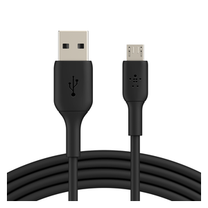 Belkin BoostCharge USB-A to Micro-USB Cable (1 meter / 3.3 foot, Black) - 3.3 ft Micro-USB/USB Data Transfer Cable - First