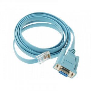 Cisco Serial Console Cable - 6 ft Serial Data Transfer Cable - First End: 1 x RJ-45 - Male - Second End: 1 x DB-9 Serial - Male