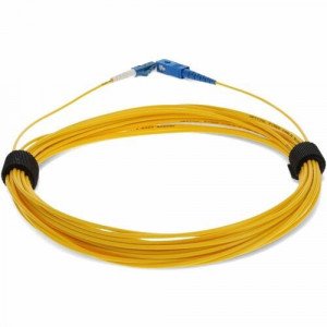 AddOn 10m SMF 9/125 Simplex SC/LC OS1 Yellow OFNR (Riser Rated) Patch Cable - 32.8 ft Fiber Optic