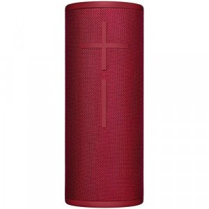 Ultimate Ears BOOM 3 Portable Bluetooth Speaker System - Red - 90 Hz to 20 kHz - 360° Circle Sound - Battery Rechargeable