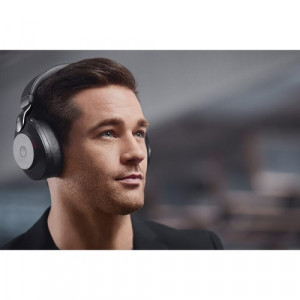 Jabra Evolve2 85 Headset - Stereo - Wireless - Bluetooth - Over-the-head - Binaural - Supra-aural - Black