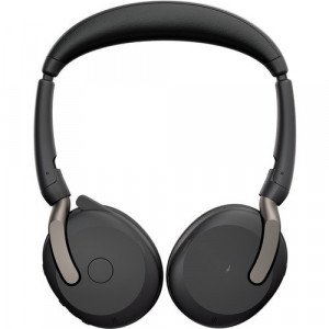 Jabra Evolve2 65 Flex Headset - Stereo - Wireless - Bluetooth - 98.4 ft - 20 Hz - 20 kHz - On-ear - Binaural - Supra-aural