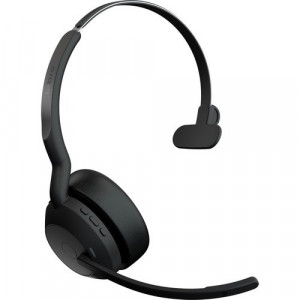 Jabra Evolve2 55 Headset - Mono - Wireless - Bluetooth - 98.4 ft - 20 Hz - 20 kHz - On-ear - Monaural - Supra-aural