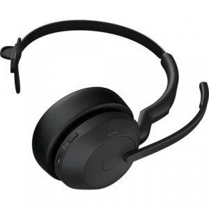 Jabra Evolve2 55 Headset - Mono - Wireless - Bluetooth - 98.4 ft - 20 Hz - 20 kHz - On-ear - Monaural - Supra-aural