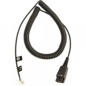 Jabra Interface Adapter Cable - 6.6 ft Phone Cable for Phone - First End: 1 x Quick Disconnect - Second End: 1 x RJ-10 Phone