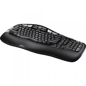 Logitech K350 Wireless Keyboard - Wireless Connectivity - RF - USB Interface - AA Battery Size Supported