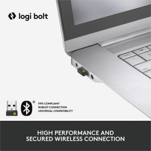 Logitech Ergo K860 for Business (Graphite) - Brown Box - Wireless Connectivity - Bluetooth - 32.81 ft (10000 mm)